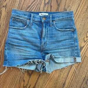 Madewell High-Rise Denim Shorts